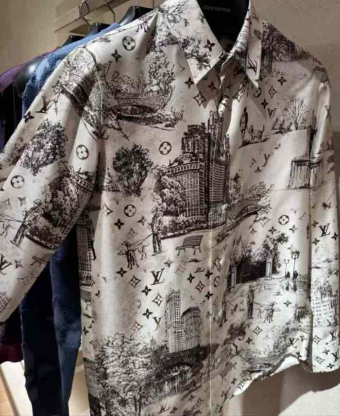 LV Shirt High End Quality-1160