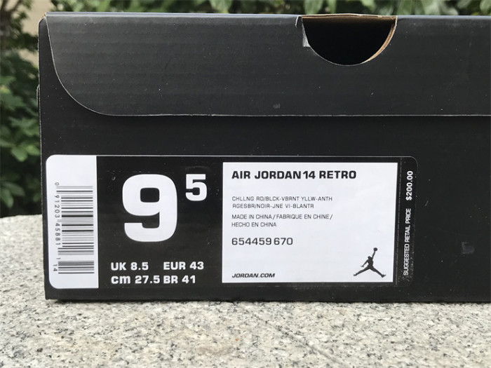 Authentic Air Jordan 14 Retro “Ferrari”