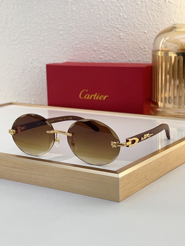 Cartier Sunglasses AAAA-7846