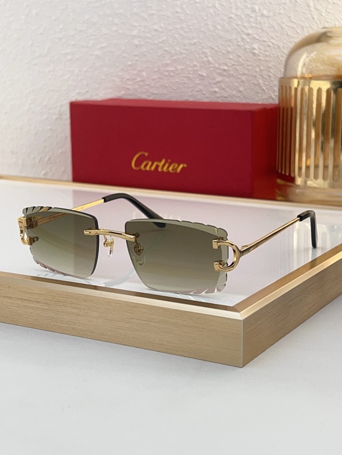Cartier Sunglasses AAAA-7981