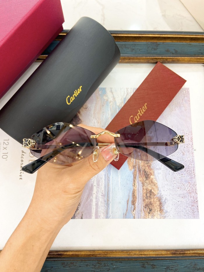 Cartier Sunglasses AAAA-7571