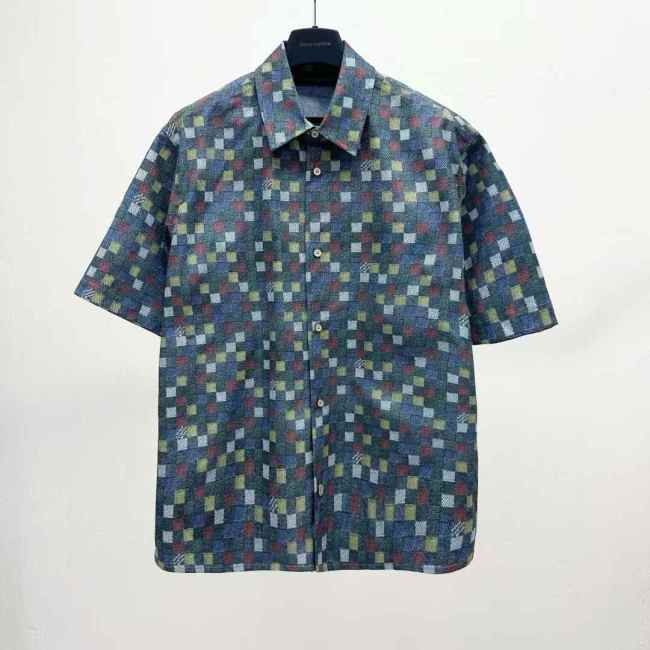 LV Shirt High End Quality-1172
