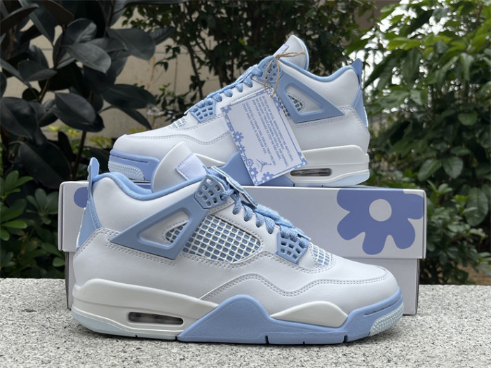 Authentic Air Jordan 4“ALUMINUM” Women