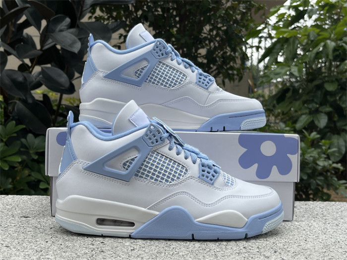 Authentic Air Jordan 4“ALUMINUM” Women