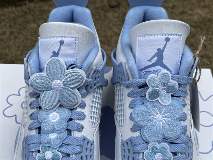 Authentic Air Jordan 4“ALUMINUM” Women