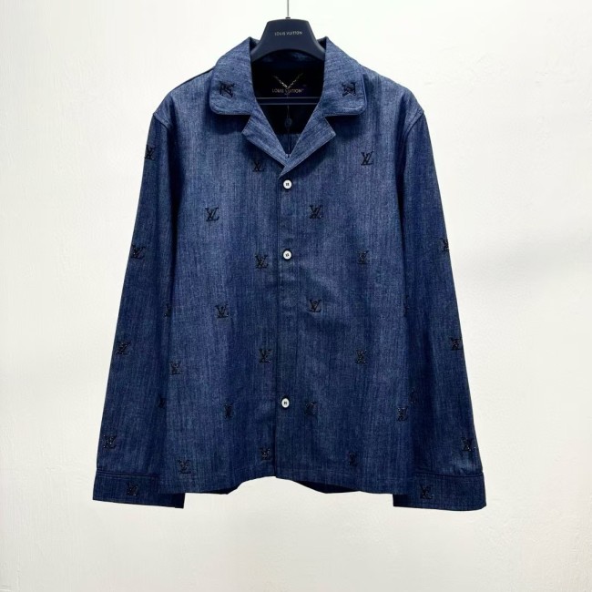 LV Shirt High End Quality-1177