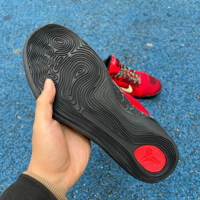 Authentic Nike Kobe 9 Elite Low XDR 'University Red'