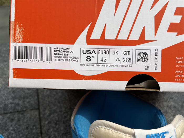 Authentic Air Jordan 1 High OG “UNC Reimagined”