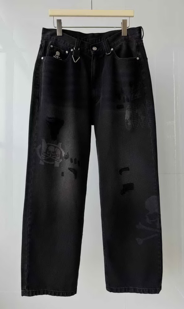 Chrome Hearts Jeans High End Quality-007