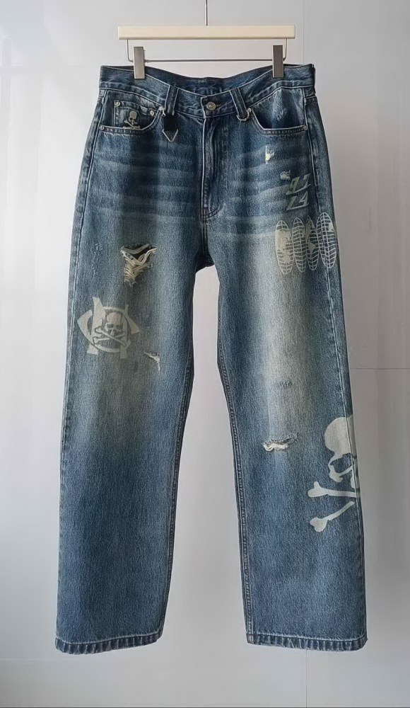 Chrome Hearts Jeans High End Quality-008