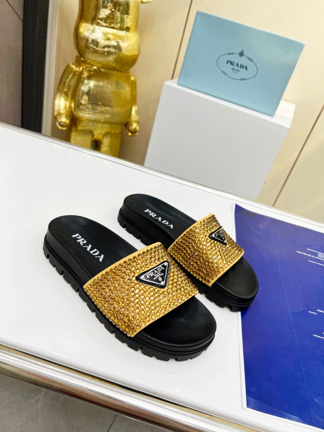 Prada women slippers 1：1 quality-140