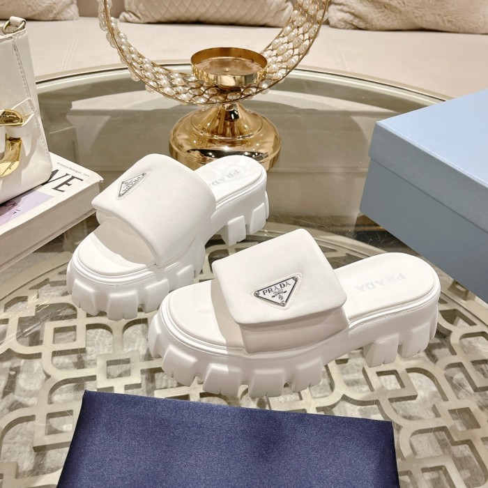 Prada women slippers 1：1 quality-133
