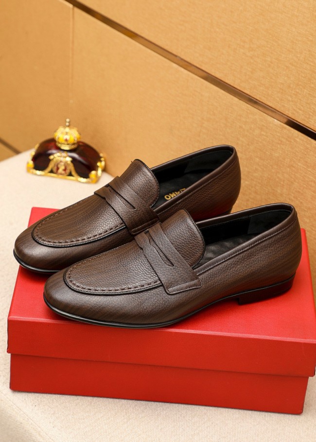 Ferragamo Men shoes 1：1 quality-447