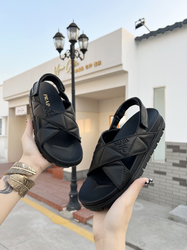Prada women slippers 1：1 quality-138