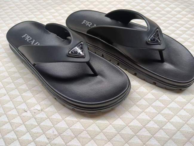 Prada men slippers 1：1 quality-044