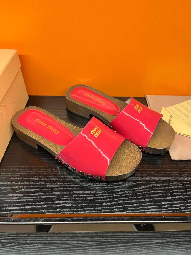 Miu Miu women slippers 1：1 quality-074