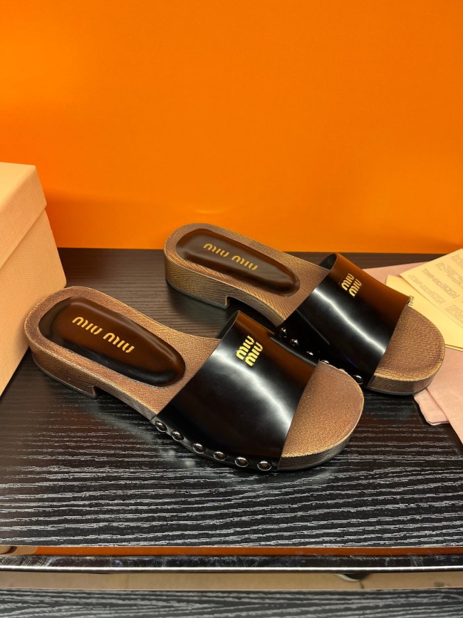 Miu Miu women slippers 1：1 quality-076
