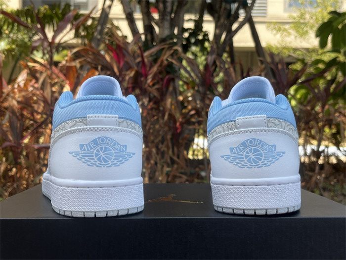 Authentic Nike Air Jordan 1 Low  Blue Tint
