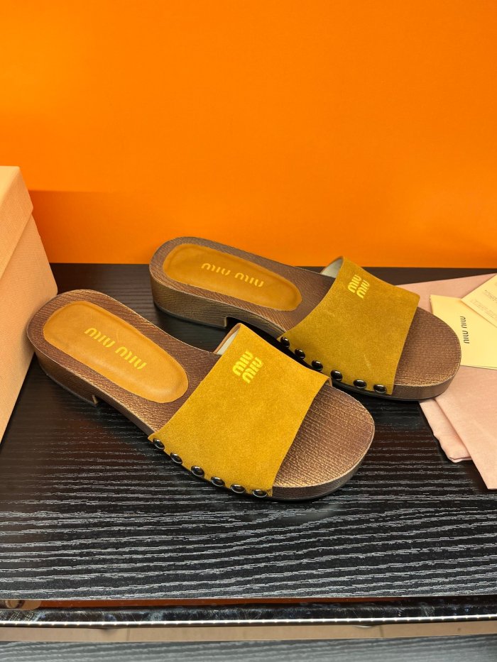Miu Miu women slippers 1：1 quality-072