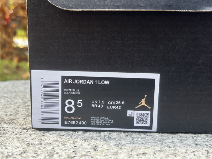 Authentic Nike Air Jordan 1 Low  Blue Tint