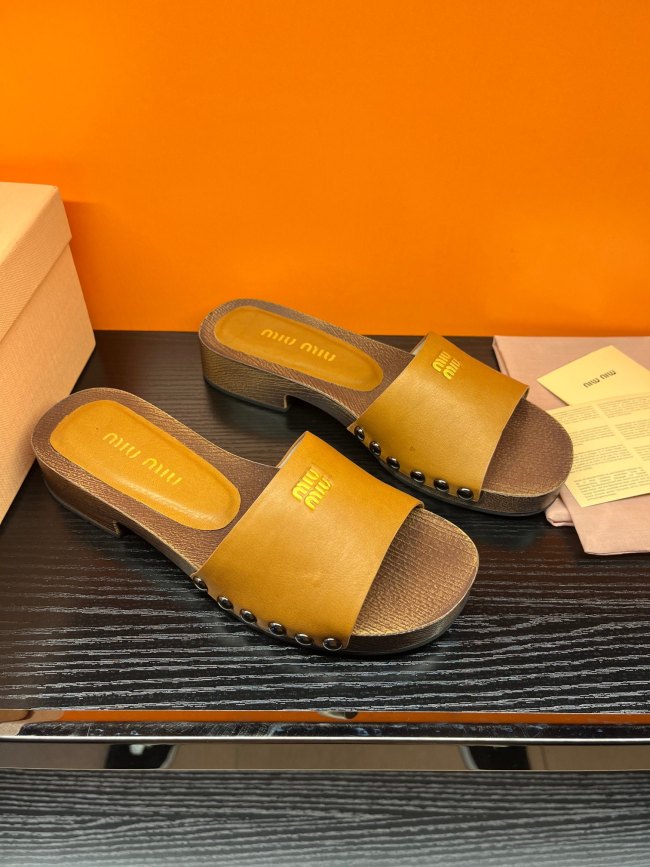 Miu Miu women slippers 1：1 quality-077