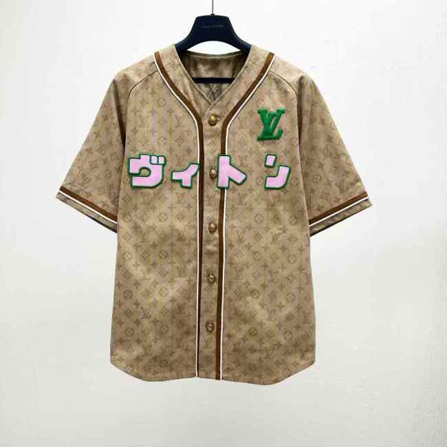 LV Shirt High End Quality-1201