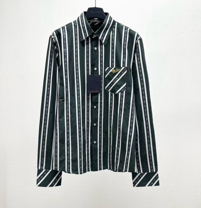 LV Shirt High End Quality-1206