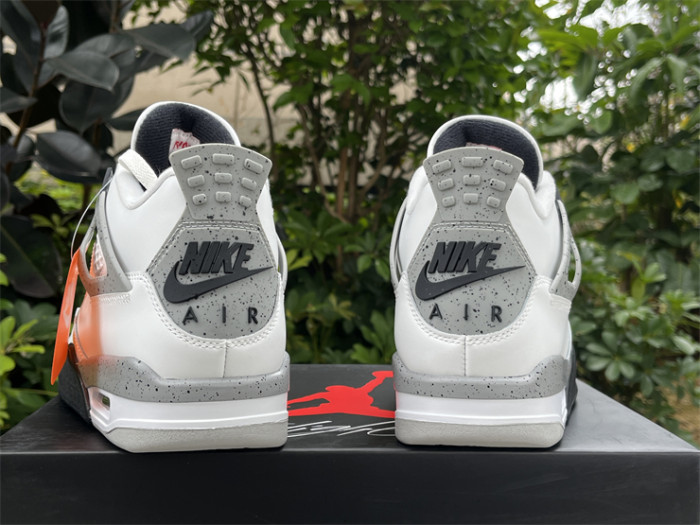 Authentic Air Jordan 4 OG “White Cement” 2025