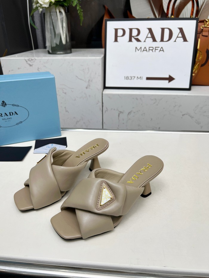 Prada women slippers 1：1 quality-165