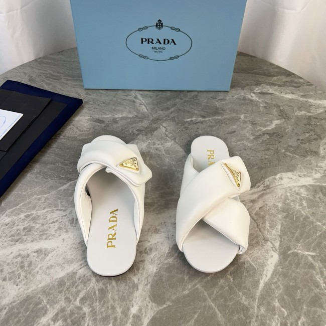 Prada women slippers 1：1 quality-161