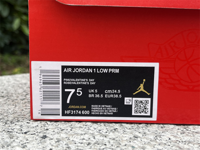 Authentic Air Jordan 1 Low “Valentine’s Day”   Women
