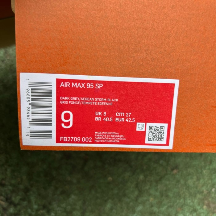 Authentic Nike Air Max 95 SP Corteiz Aegean Storm