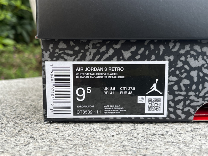 Authentic  Air Jordan 3 “Pure Money”   2025