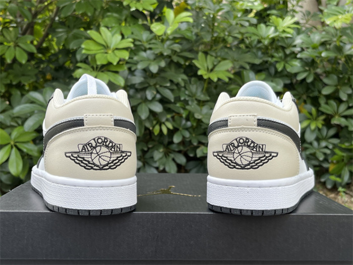 Authentic Air Jordan 1 Low “Black Toe Rattan”