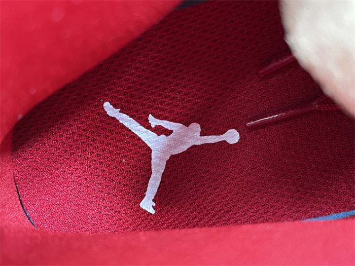 Authentic Air Jordan 1 Mid SE Red Cracked Leather Women