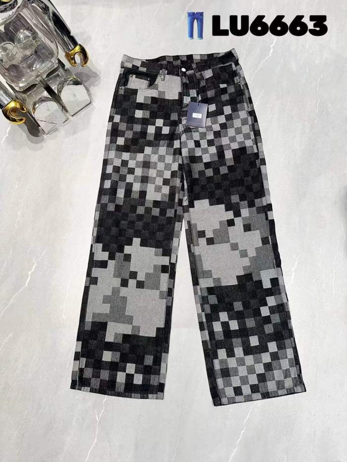 LV men jeans 1：1 quality-003