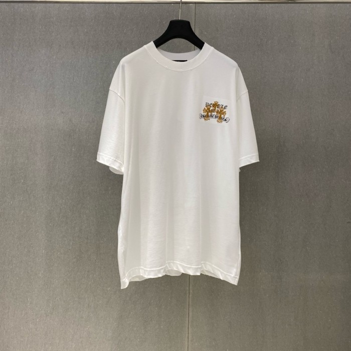 Chrome Hearts Short Shirt High End Quality-097