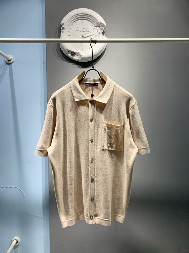 LV Shirt High End Quality-1238