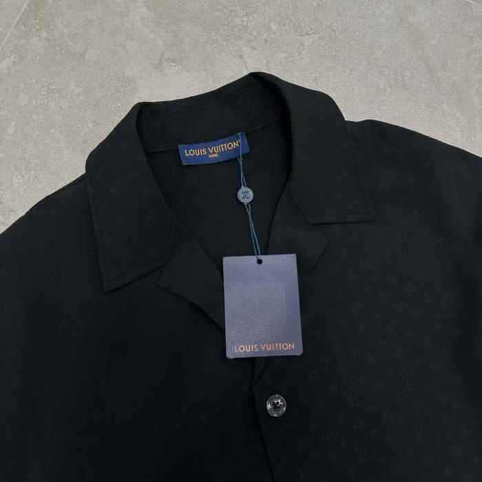 LV Shirt High End Quality-1245