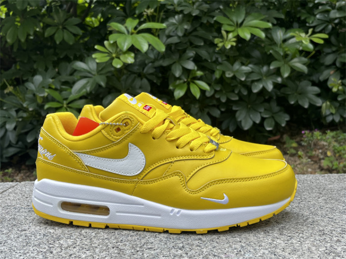 Authentic Supreme x Nike Air Max1'87  Yellow