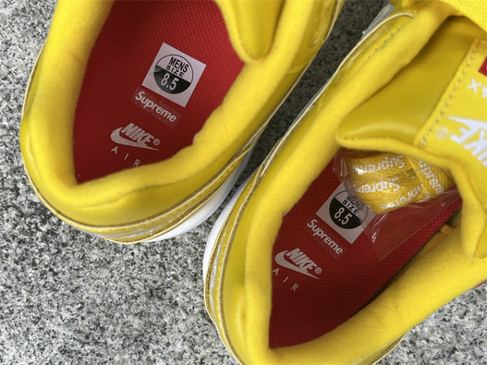 Authentic Supreme x Nike Air Max1'87  Yellow