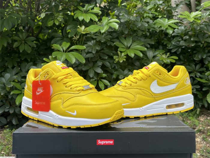 Authentic Supreme x Nike Air Max1'87  Yellow