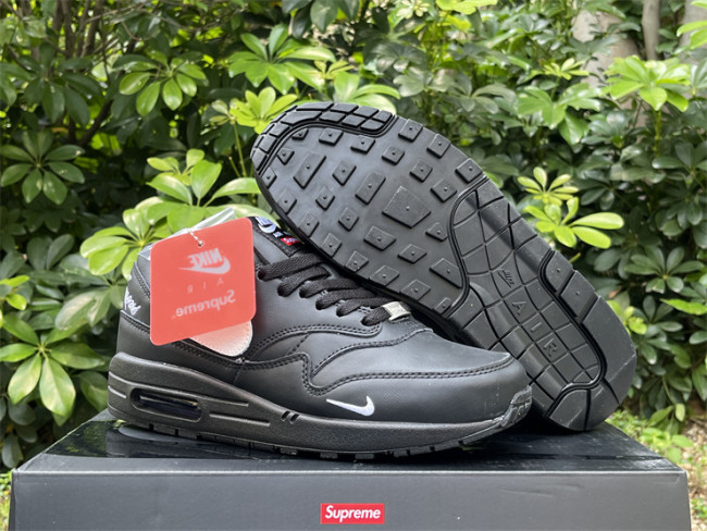 Authentic Supreme x Nike Air Max1'87  Black Women