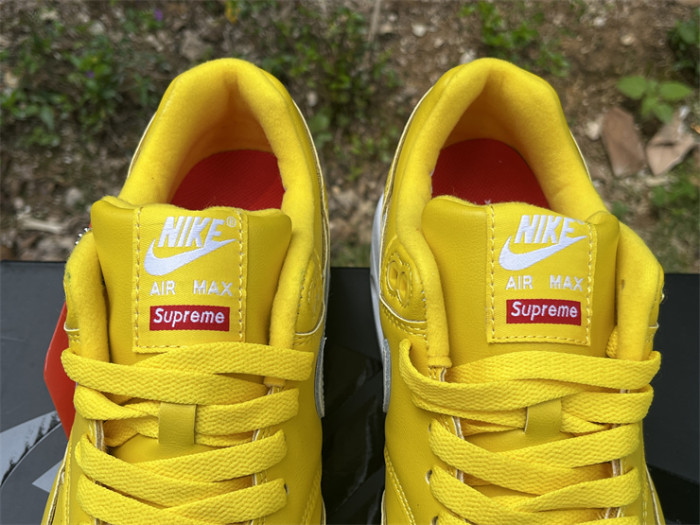 Authentic Supreme x Nike Air Max1'87  Yellow