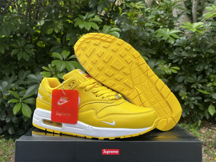 Authentic Supreme x Nike Air Max1'87  Yellow