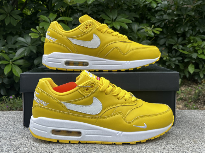 Authentic Supreme x Nike Air Max1'87  Yellow
