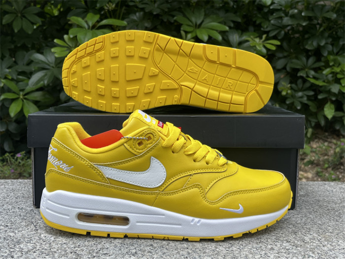 Authentic Supreme x Nike Air Max1'87  Yellow
