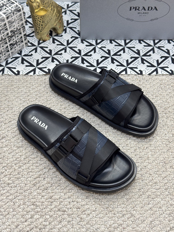 Prada men slippers 1：1 quality-065