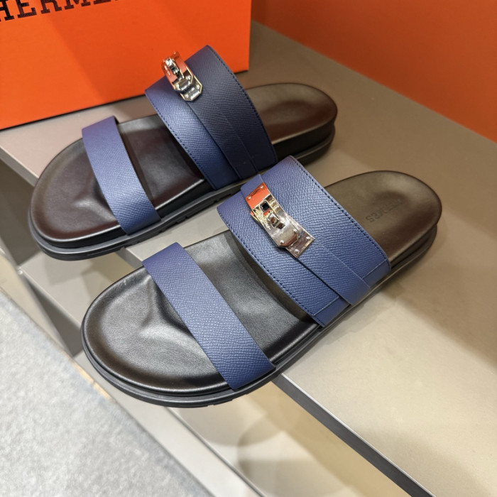 Hermes men slippers AAA-288