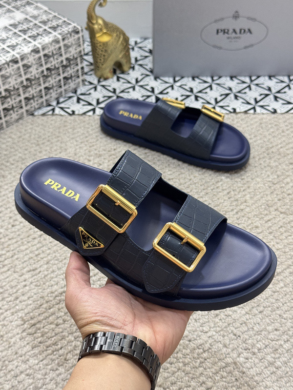 Prada men slippers 1：1 quality-068